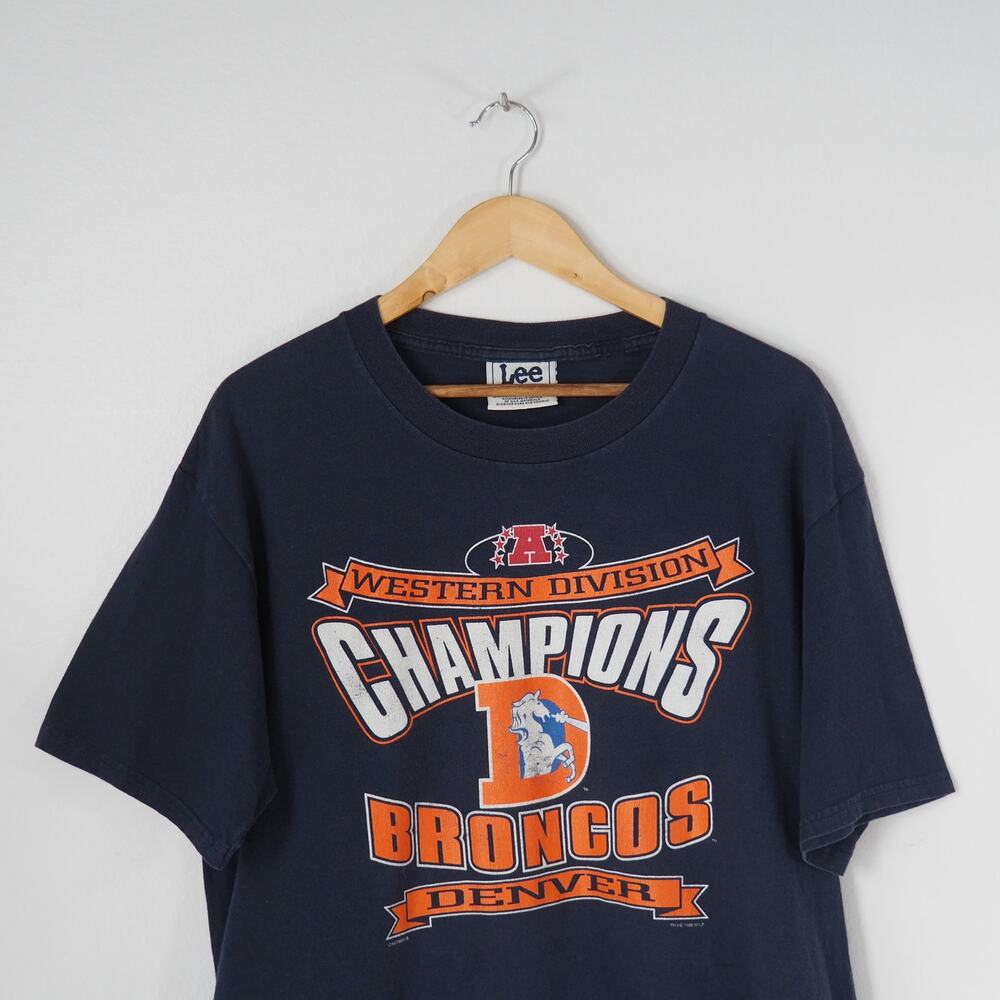 Denver Broncos Wester Division Champions Shirt - Sz.L
